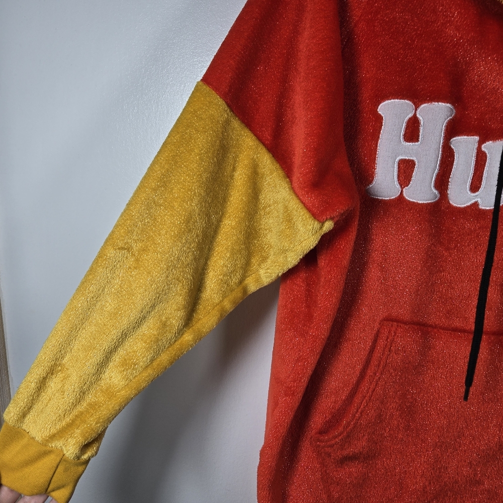 Disney Winnie The Pooh Hunny Character Soft Fleece Long Hoodie Sweater Medium - Picture 7 of 16